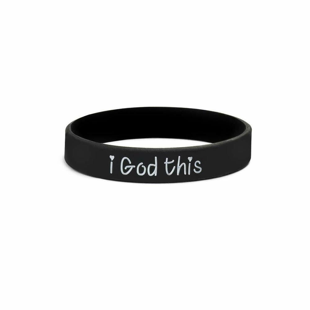 2 Pack  i God this bracelet SPIRITUAL CONFIDENCE